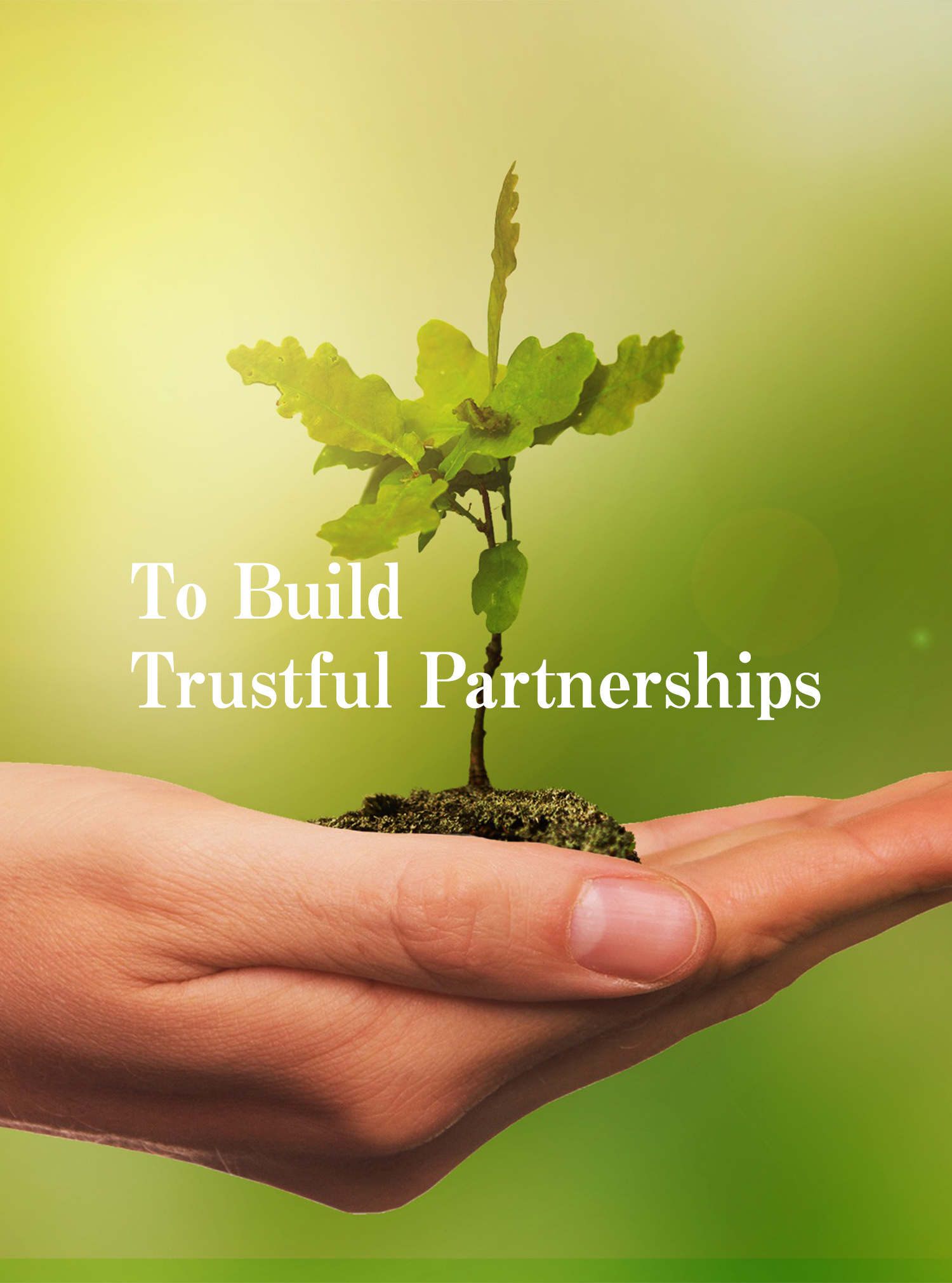 To Build Trustful Partnerships